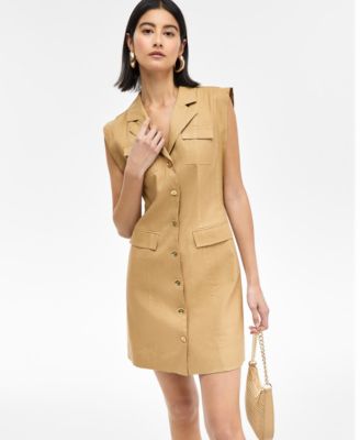 Women's Sleeveless Blazer Dress, Exclusively at Macy's