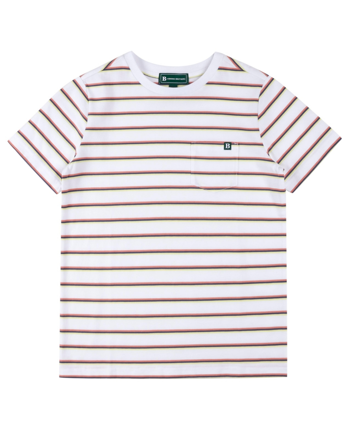 Brooks Brothers Kids' Big Boys Striped Pocket T-shirt