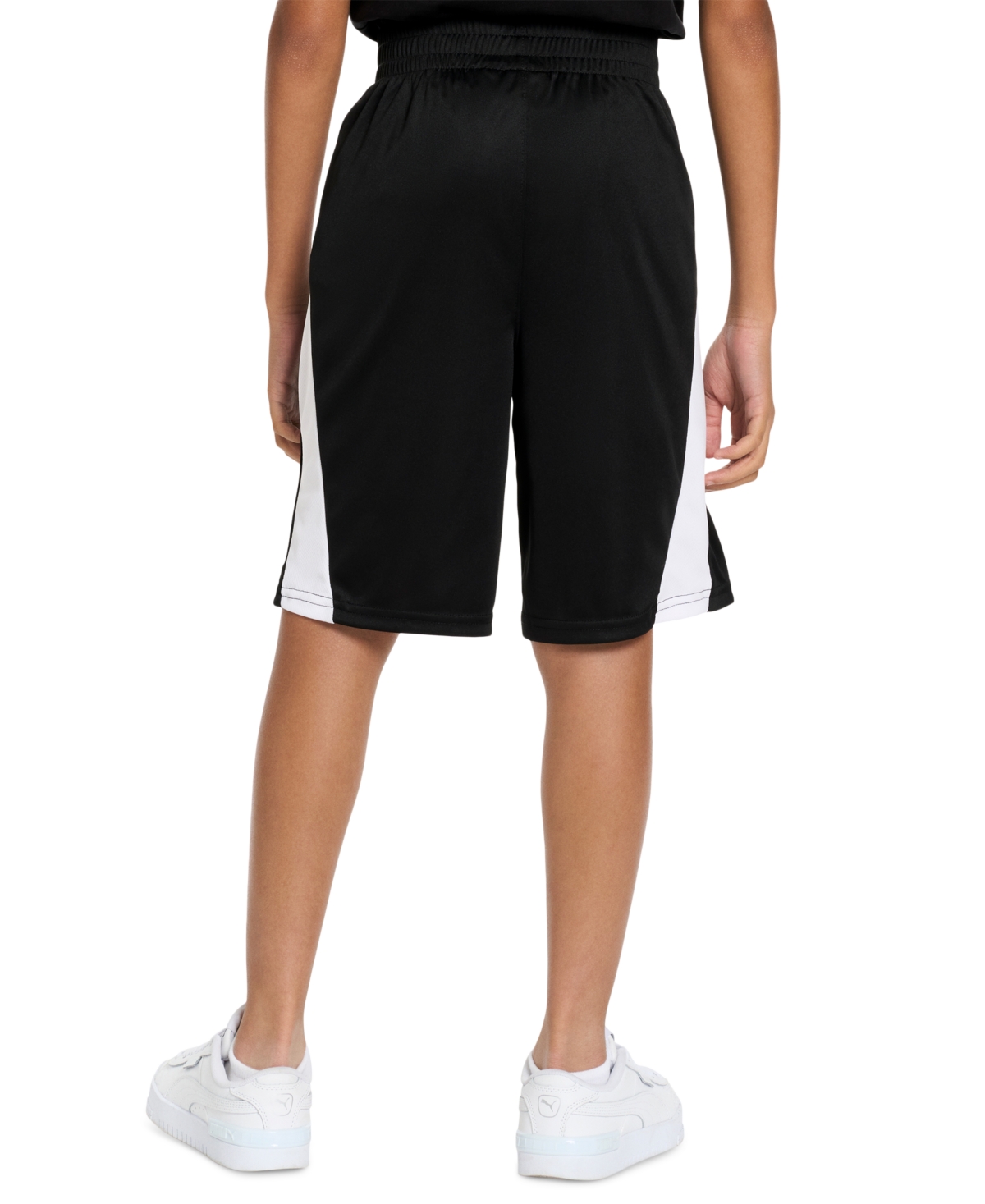 Puma Big Boys Logo Graphic Shorts In  Black