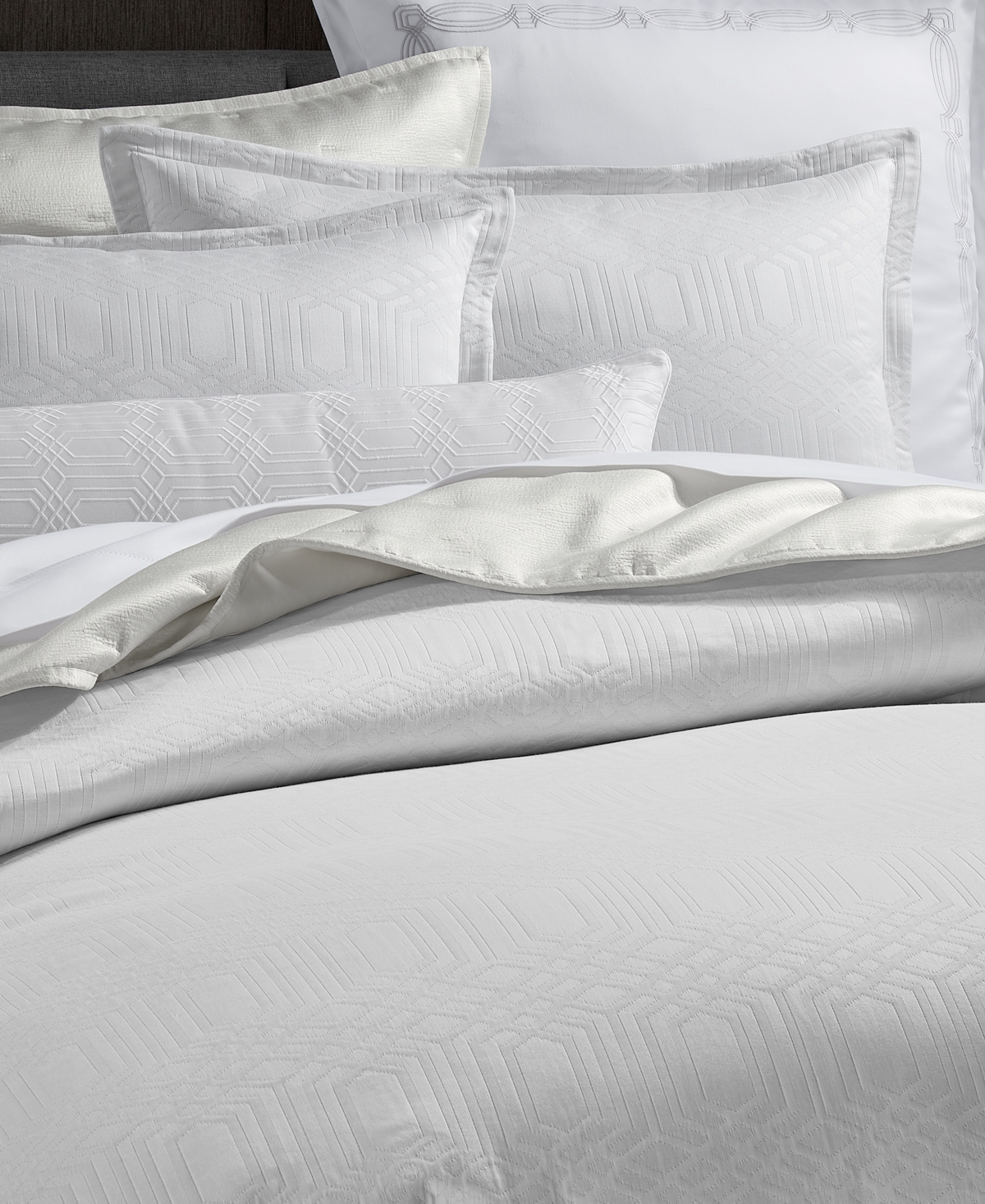 HOTEL COLLECTION CLOSEOUT! HOTEL COLLECTION POSITANO MATELASSE DECORATIVE PILLOW, 14" X 36", EXCLUSIVELY AT MACY'S 