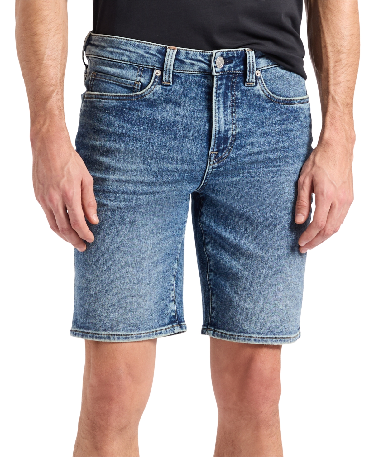 Men's Dean Straight-Fit Stretch 10-1/2" Denim Shorts - Sanded  Vintage
