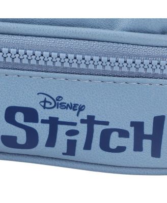 Stitch Big Face Blue Zippered Dome Cosmetic Case