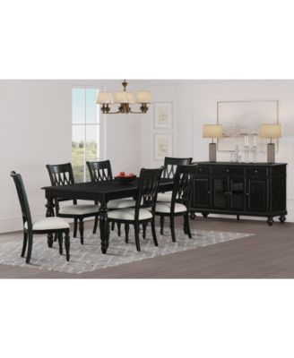 CLOSEOUT! Daria 7-Pc. Dining Set (Rectangular Table & 6 Side Chairs)