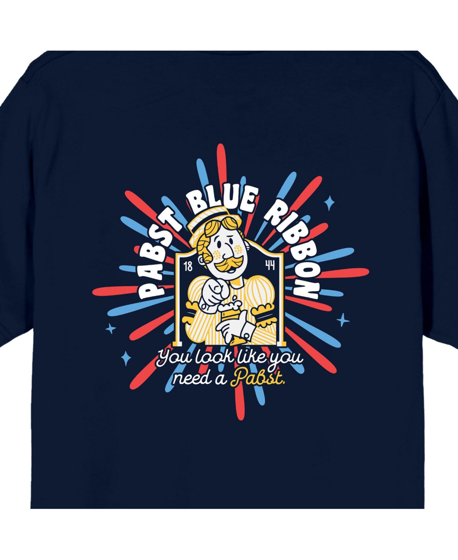 Men's Since 1844 Navy Blue Short Sleeve Tee