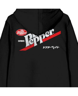 Men's Kanji Logo Black Zip-Up Hoodie-L