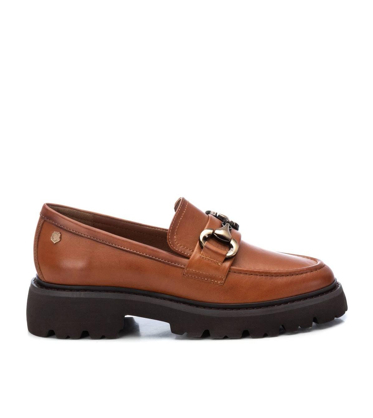 Carmela Leather Collection Women's Moccasins by Xti - Camel