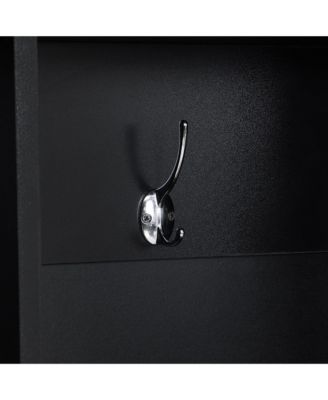 Streamdale Versatile Hall Tree with Hooks, Storage Bench, and Cabinet