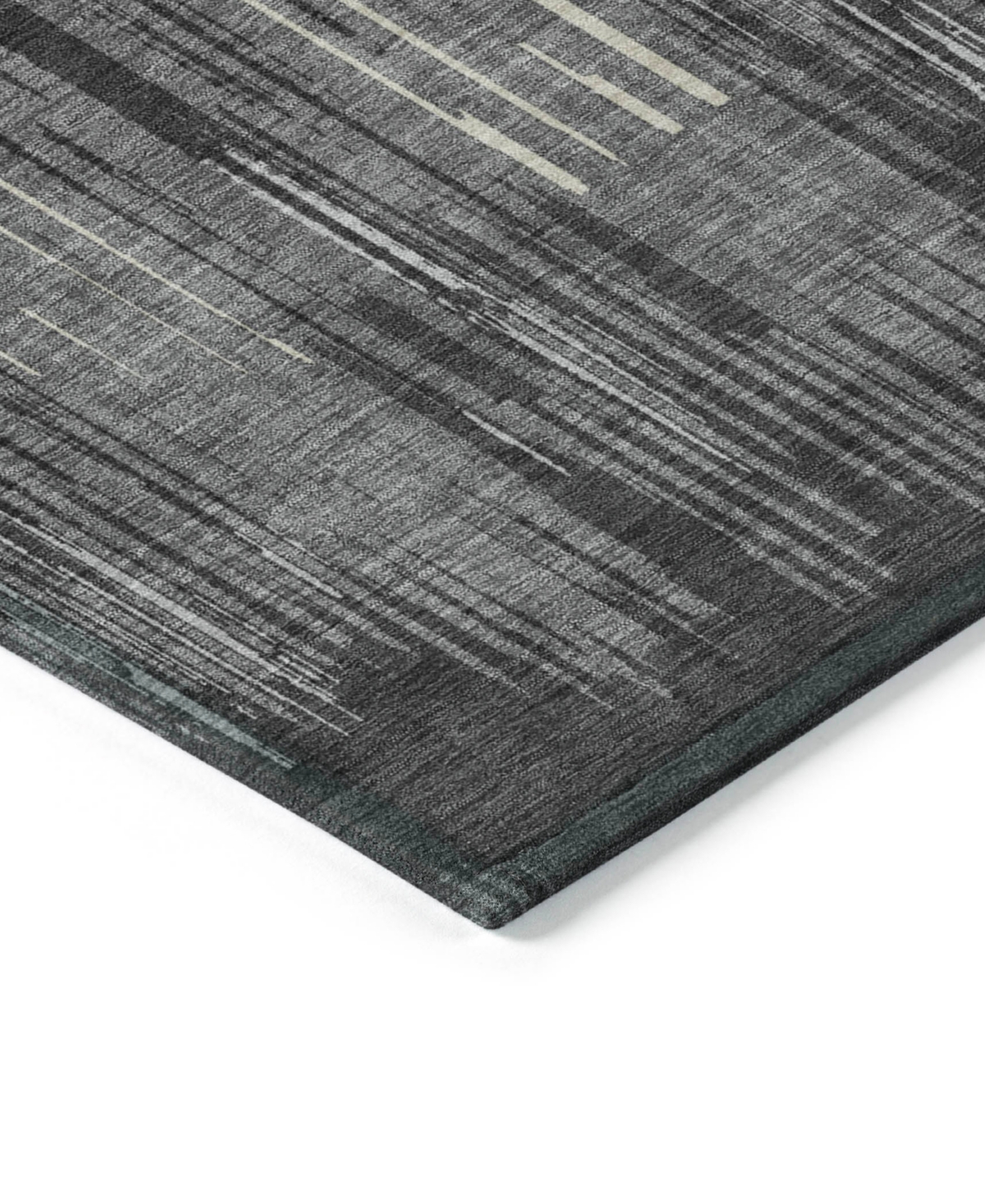 Addison Chantille Acn893 8'x10' Area Rug In Charcoal
