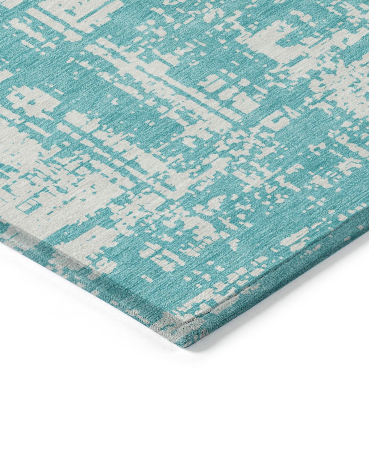 Addison Chantille Acn895 5'x7'6" Area Rug In Aqua