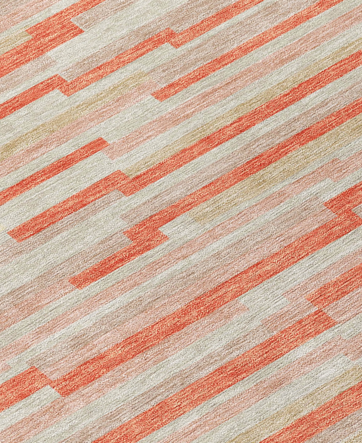 Addison Chantille Acn894 2'6"x3'10" Area Rug In Salmon