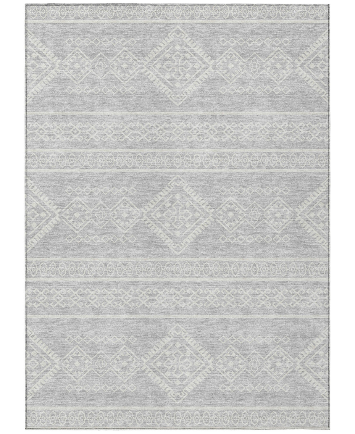 Addison Chantille Acn901 8'x10' Area Rug In Silver