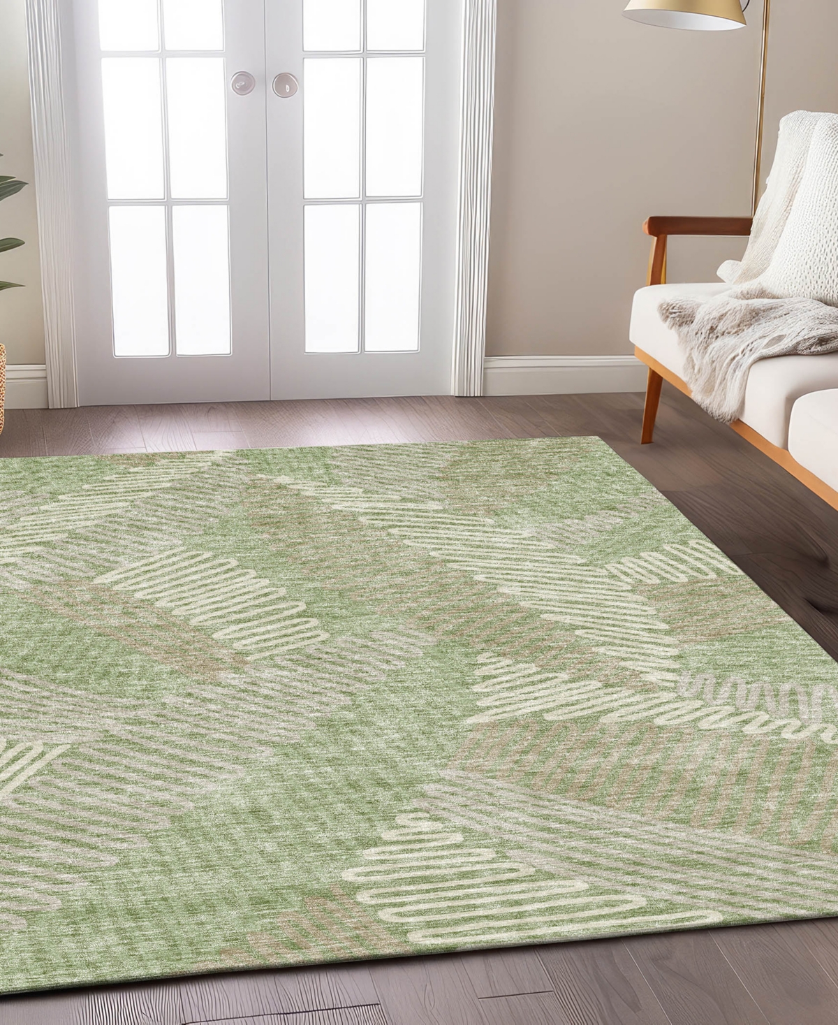 Addison Chantille Acn904 9'x12' Area Rug In Sage