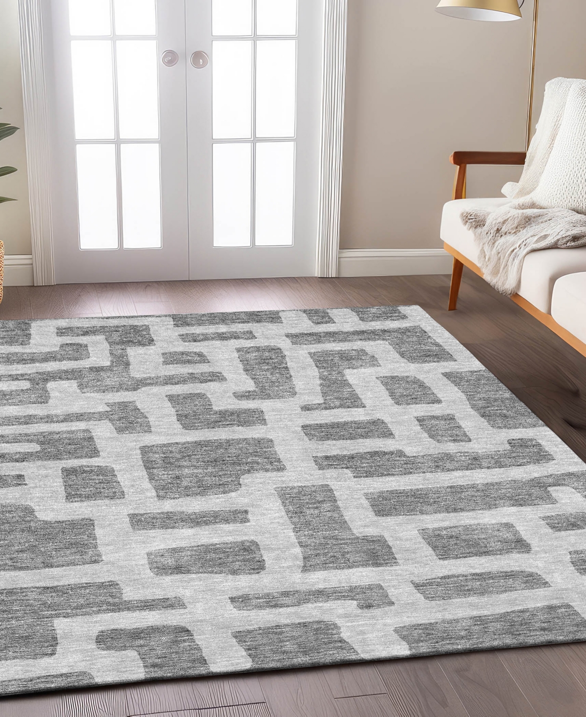 Addison Chantille Acn903 9'x12' Area Rug In Gray