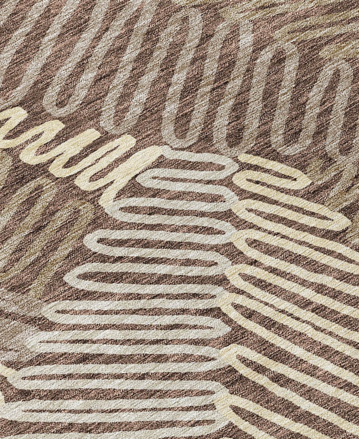 Addison Chantille Acn904 8'x10' Area Rug In Chocolate