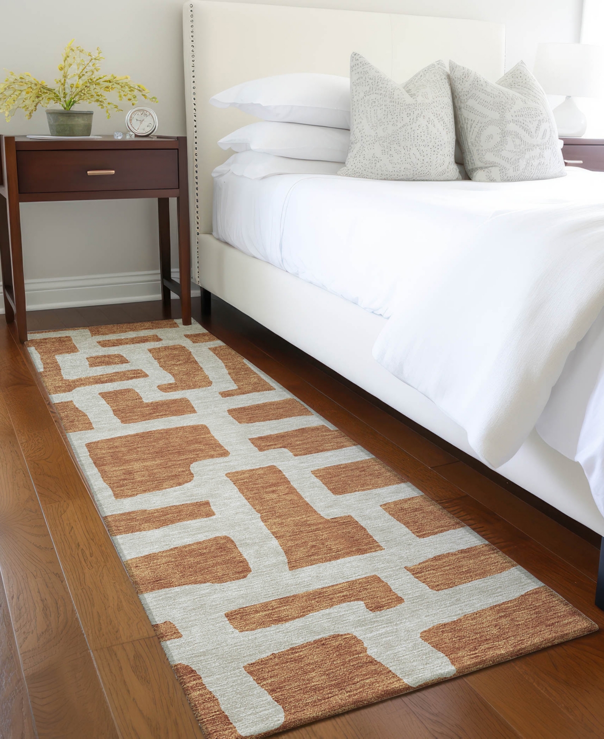 Addison Chantille Acn903 2'3"x7'6" Runner Area Rug In Terracotta