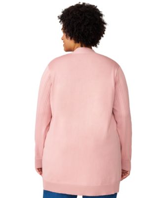 Plus Size  Open-Front Cardigan Sweater