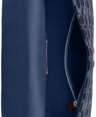 Tabby Medium Signature Denim Crossbody Shoulder Bag 