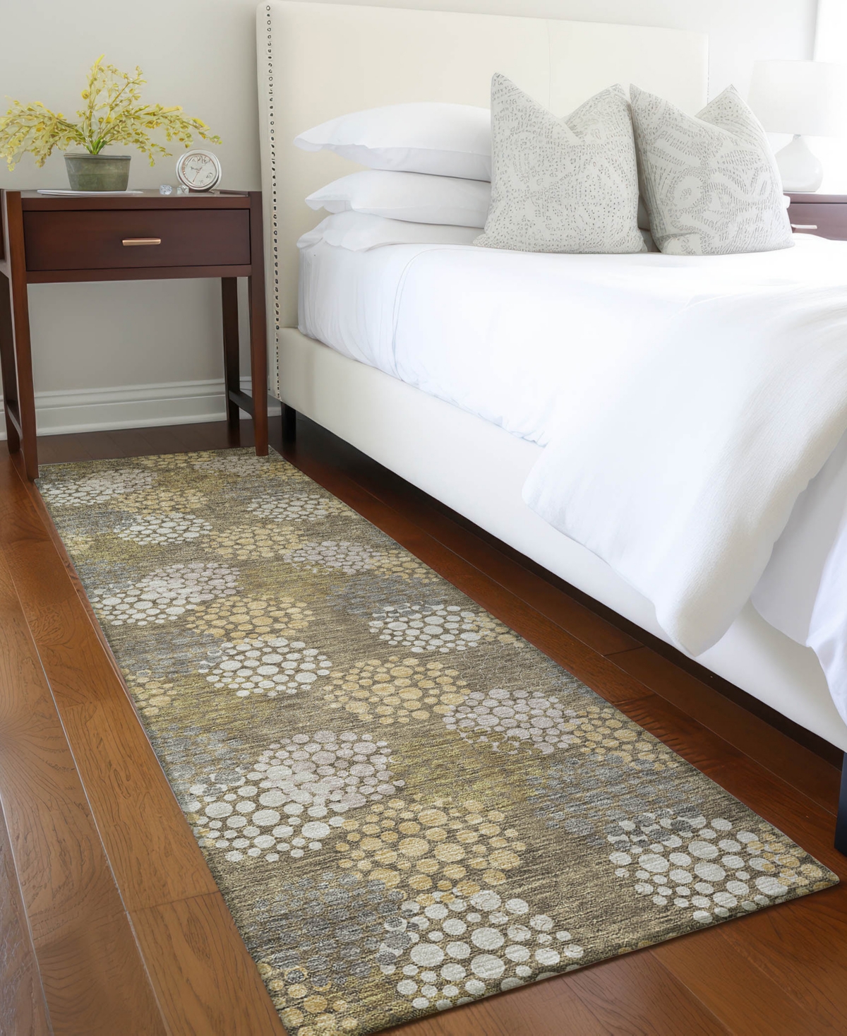 Addison Chantille Acn908 2'3"x7'6" Runner Area Rug In Brown