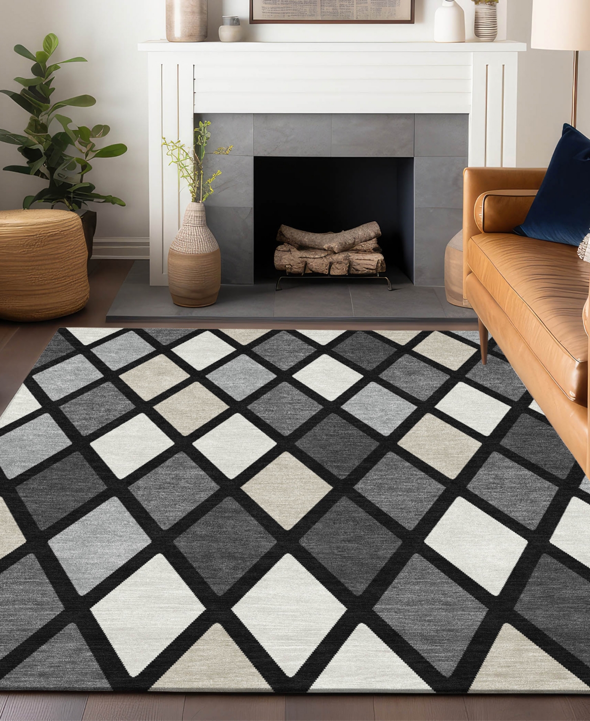 Shop Addison Chantille Acn887 3'x5' Area Rug In Black
