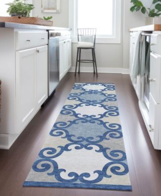 Chantille Machine Washable ACN883 2'3"x7'6" Runner Area Rug