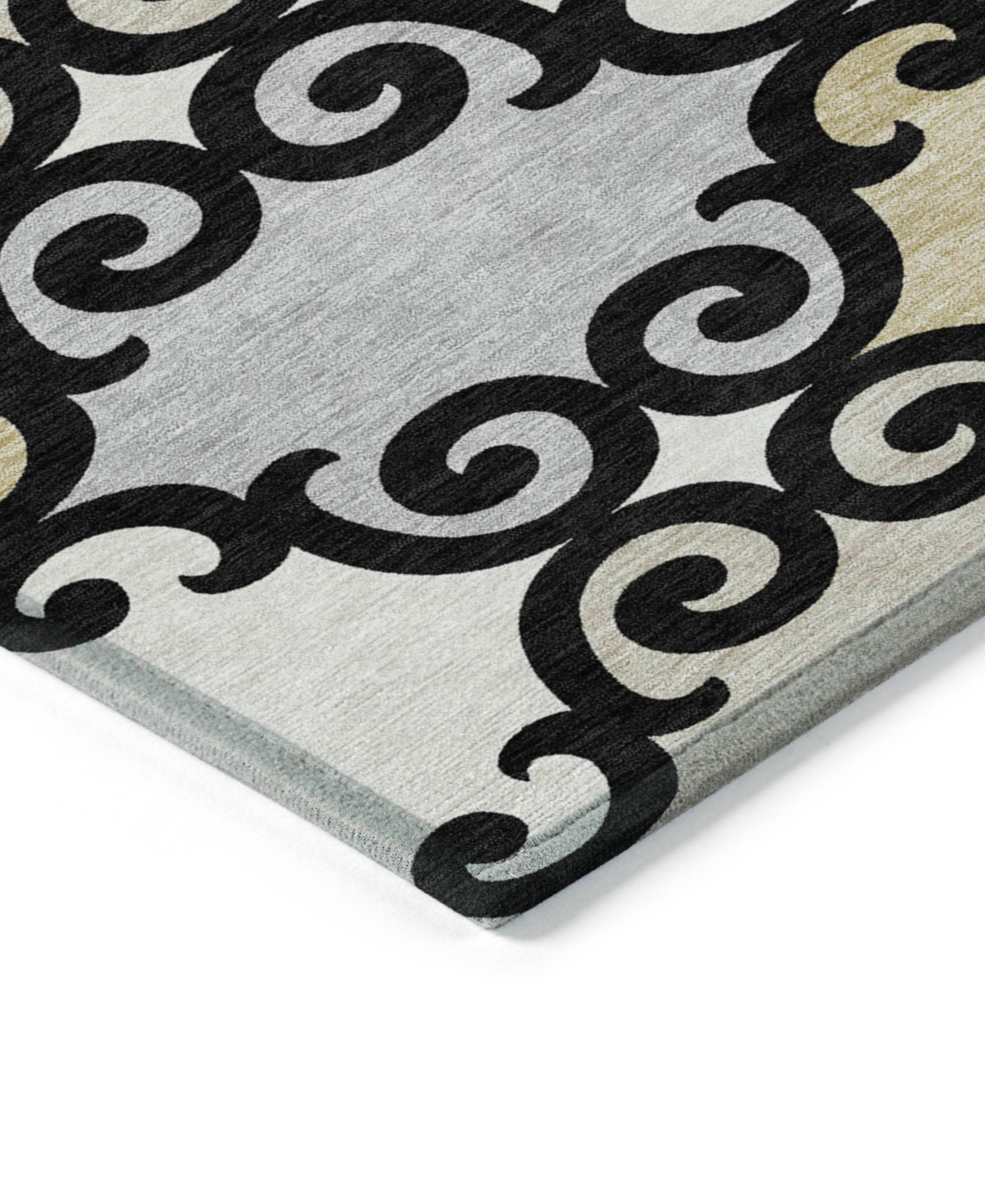 Addison Chantille Acn883 2'6"x3'10" Area Rug In Black