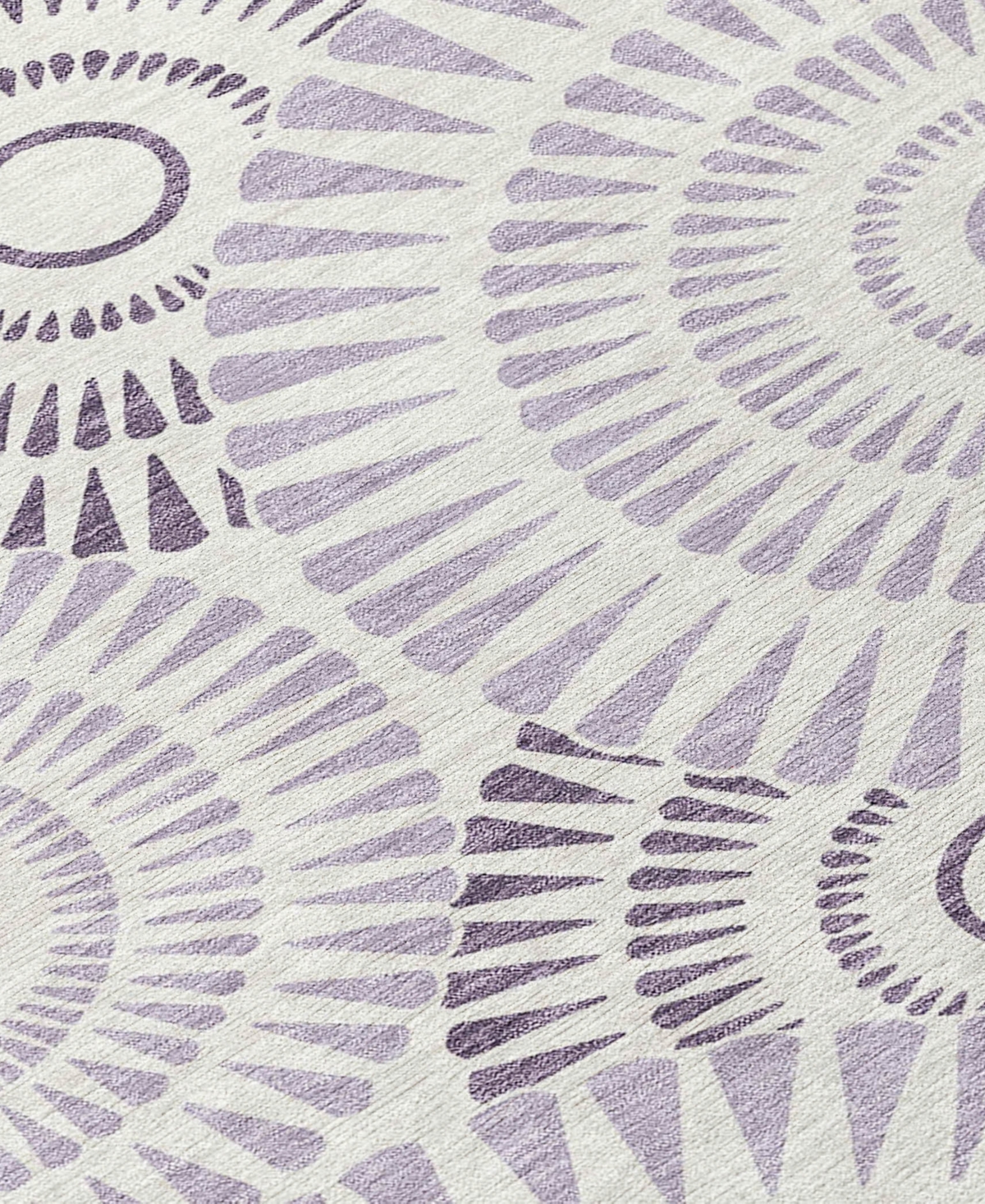 Addison Chantille Acn877 9'x12' Area Rug In Lavender
