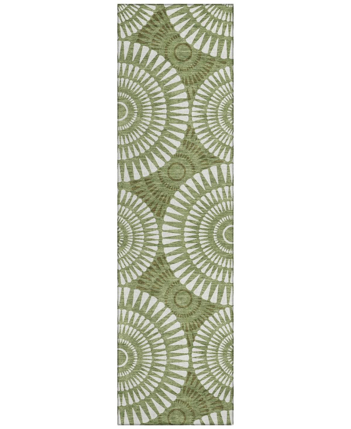 Addison Chantille Acn877 2'3"x7'6" Runner Area Rug In Green