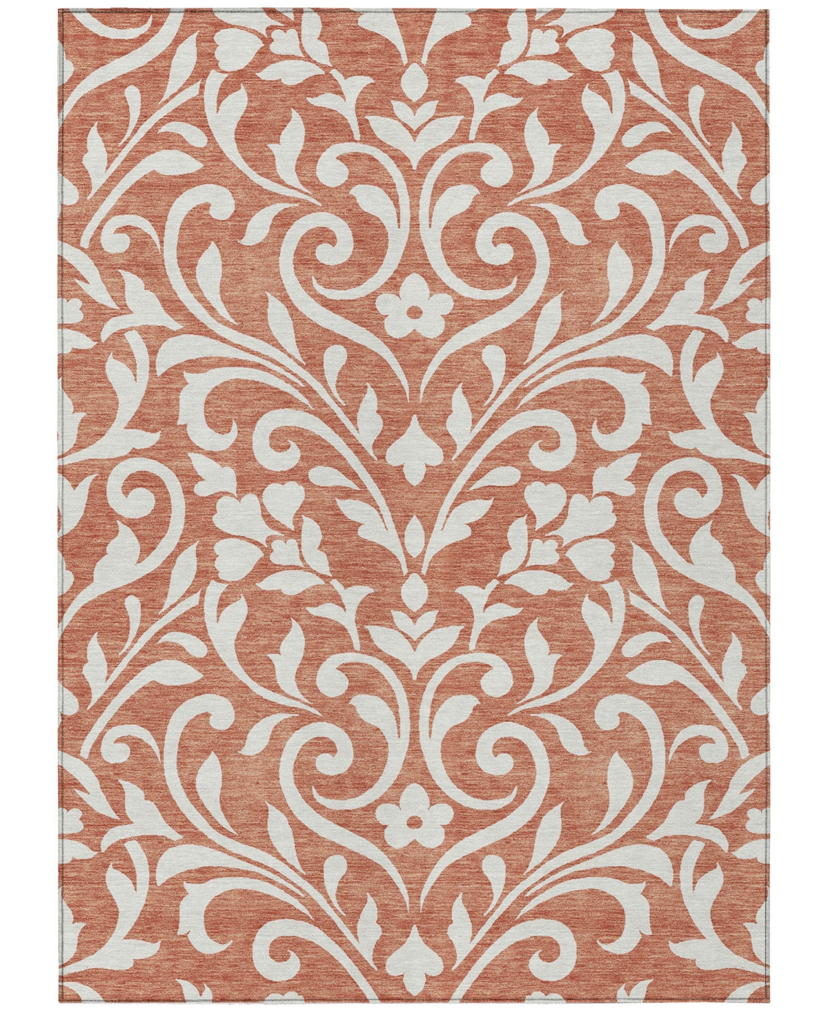 Addison Chantille Acn875 5'x7'6 Area Rug In Salmon