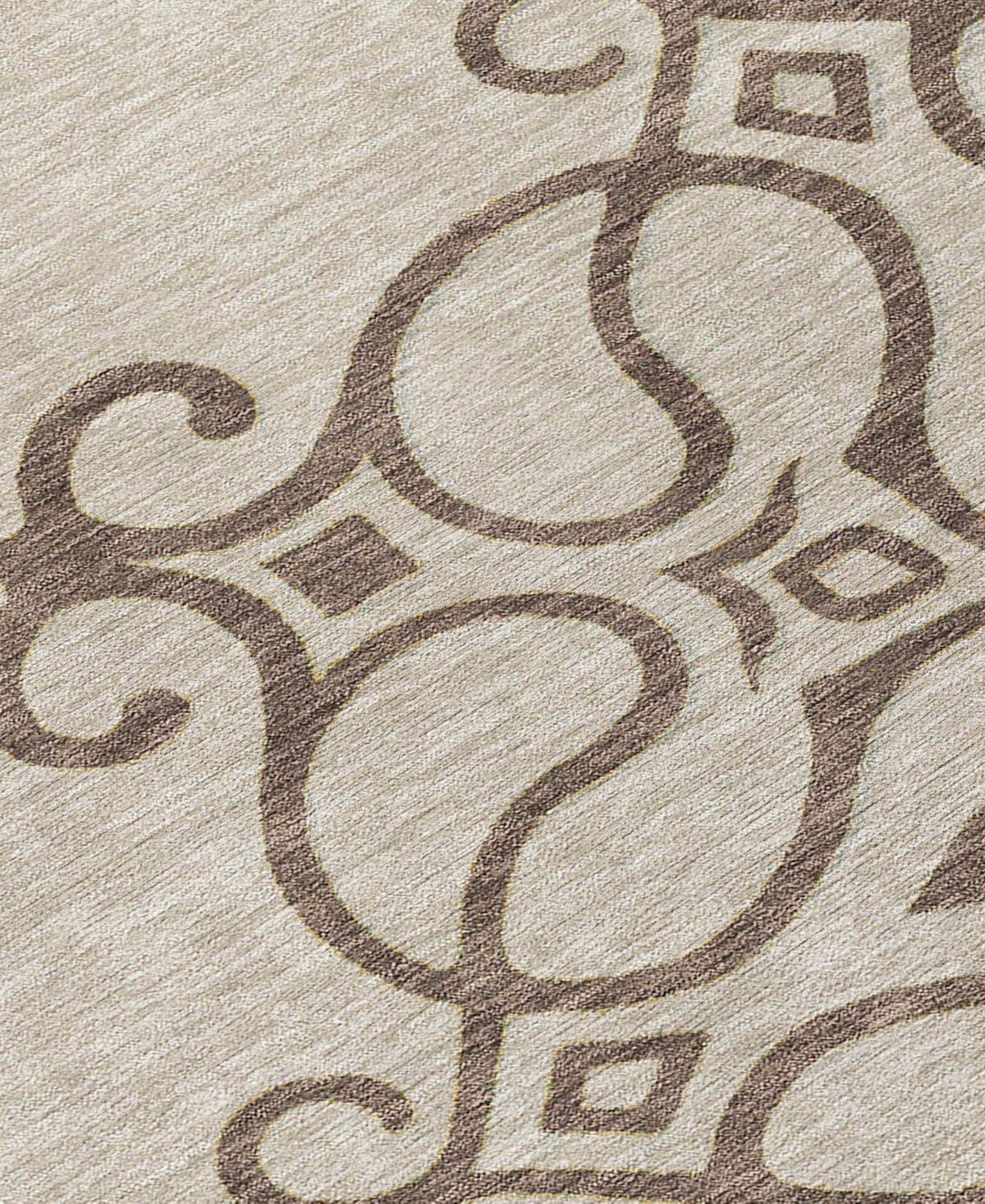 Addison Chantille Acn874 2'3"x7'6" Runner Area Rug In Taupe
