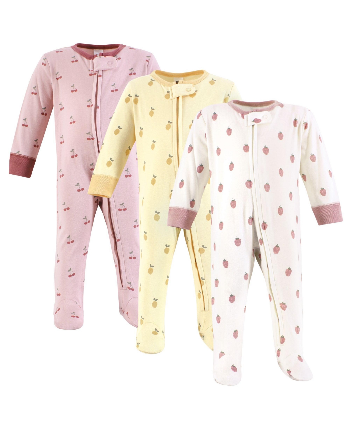 Hudson Baby Girls Cotton Preemie Sleep and Play