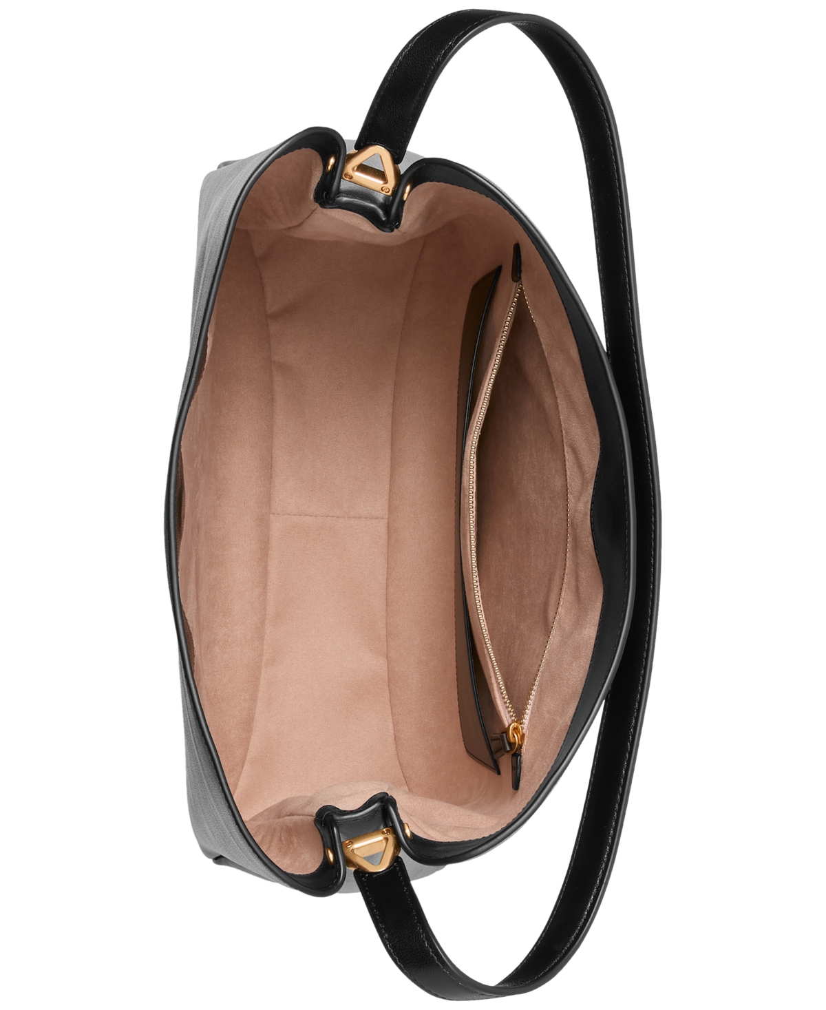Shop Kate Spade Grace Medium Leather Hobo Bag In Black