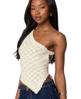 Women's Codi Backless Asymmetric Knit Top
