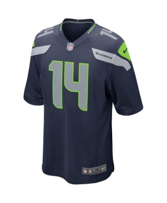Men's Seattle Seahawks DK Metcalf Navy Game Player Jersey
