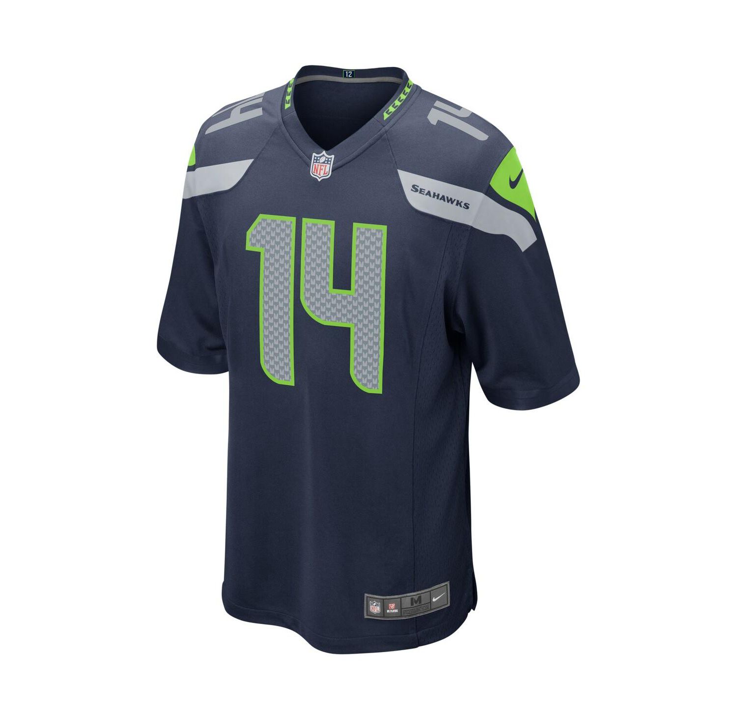 Men's Seattle Seahawks DK Metcalf Navy Game Player Jersey