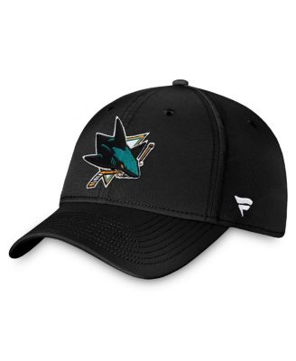 Fanatics - Men's Black San Jose Sharks Core Primary Logo Flex Hat