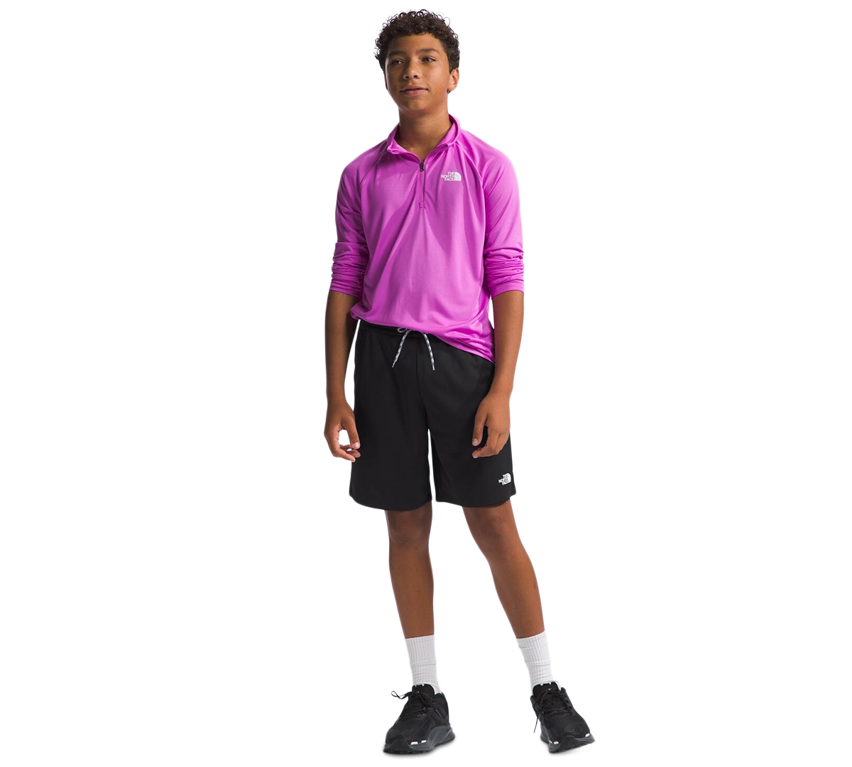The North Face Big Boys Never Stop Shorts In Tnf Black