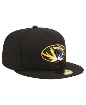 Men's Black Missouri Tigers Evergreen 59FIFTY Fitted Hat