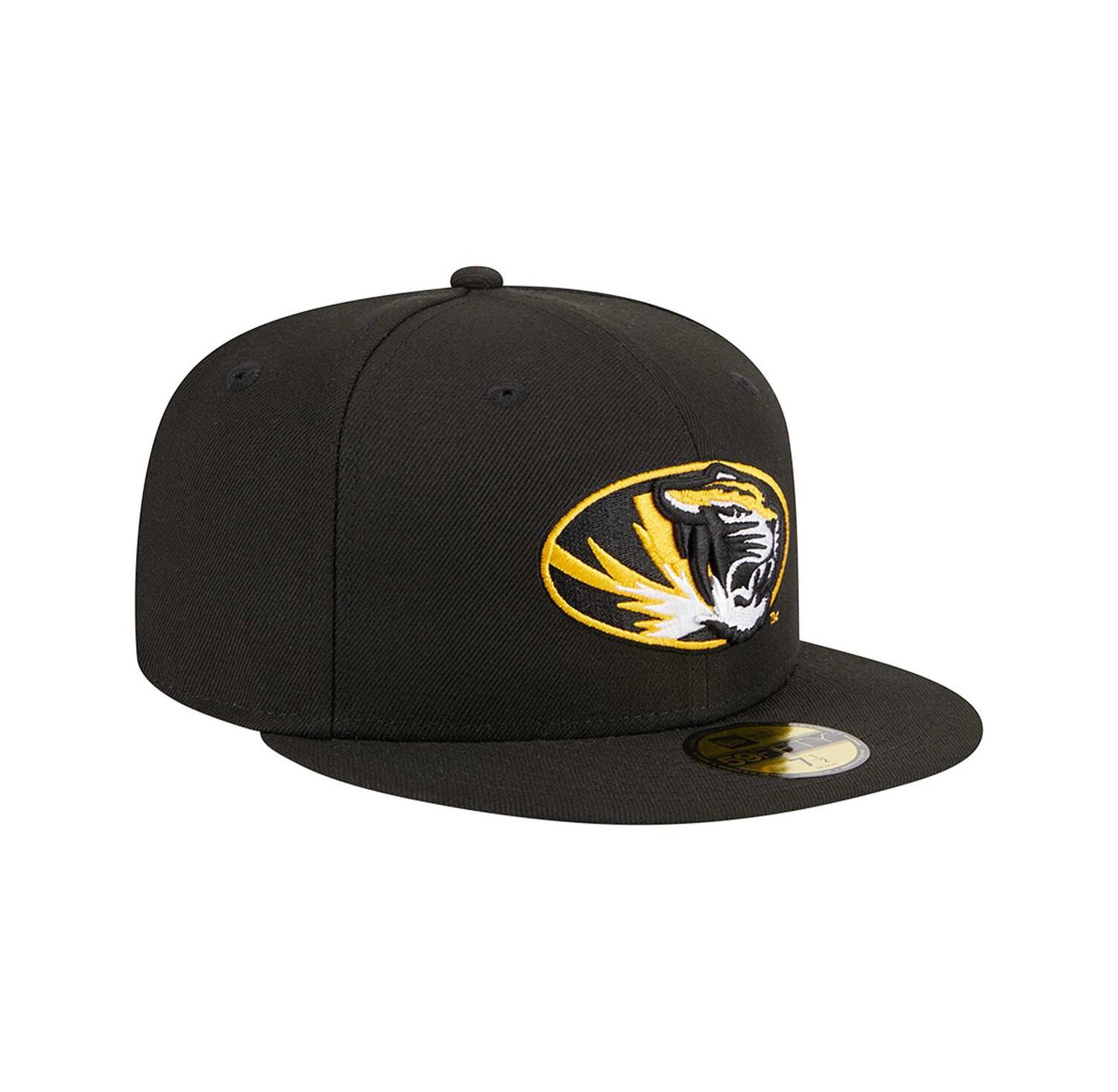 Men's Black Missouri Tigers Evergreen 59FIFTY Fitted Hat