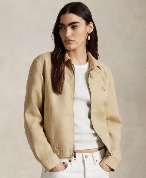 Женские куртки Polo Ralph Lauren Women's Linen Windbreaker