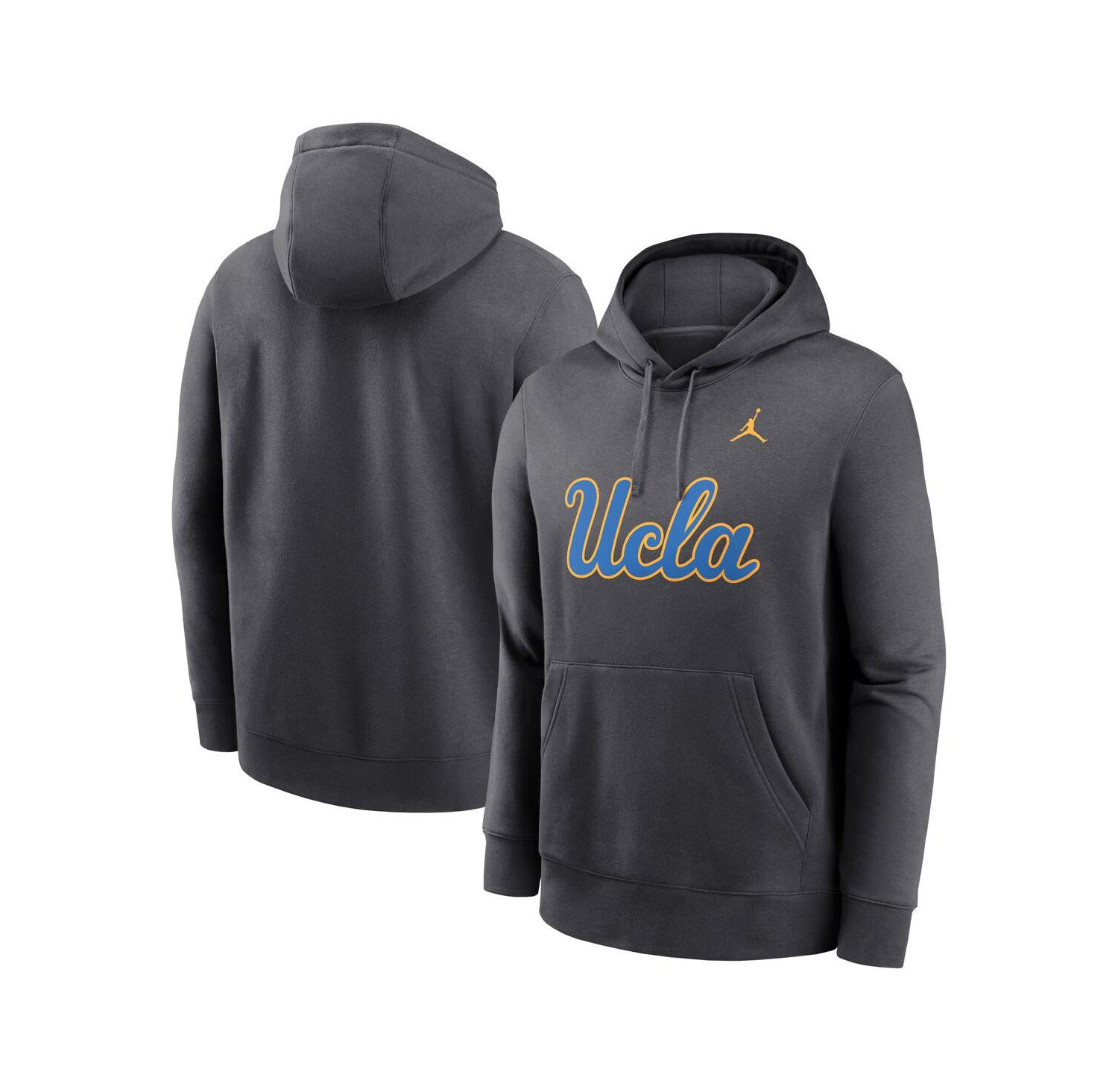 Men's Anthracite UCLA Bruins Primetime Club Fleece Pullover Hoodie