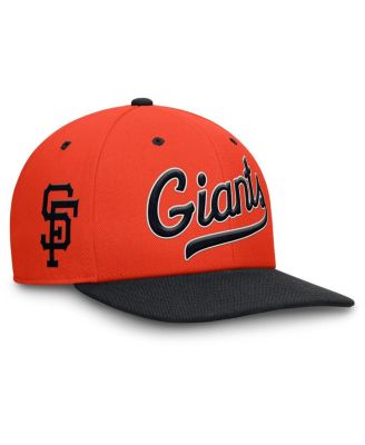 Nike - Men's Orange/Black San Francisco Giants Cooperstown Collection Pro Performance Snapback Hat