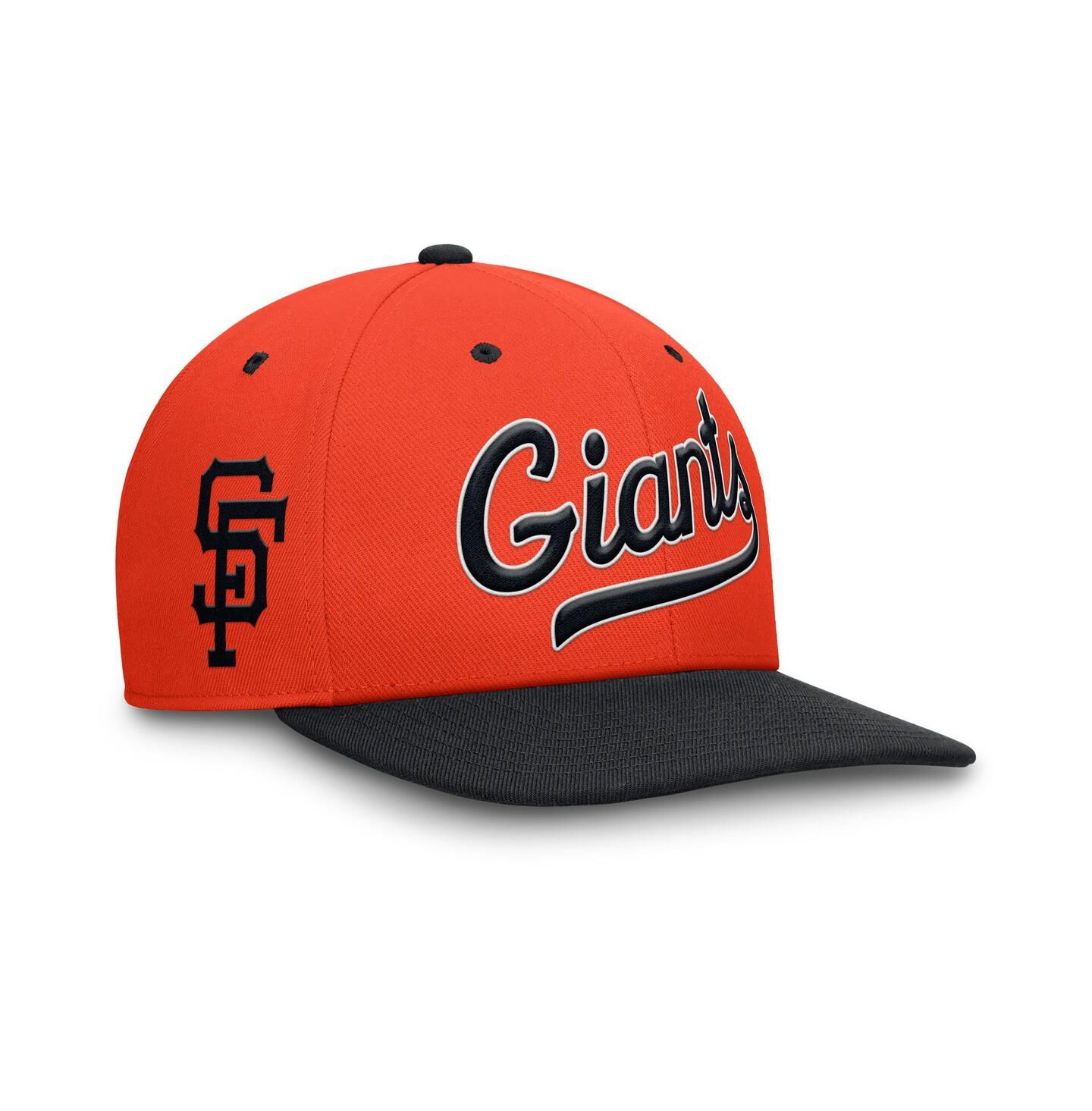 Мужская кепка Nike Orange/Black San Francisco Giants Cooperstown Collection Pro Performance Snapback Hat — фото 1