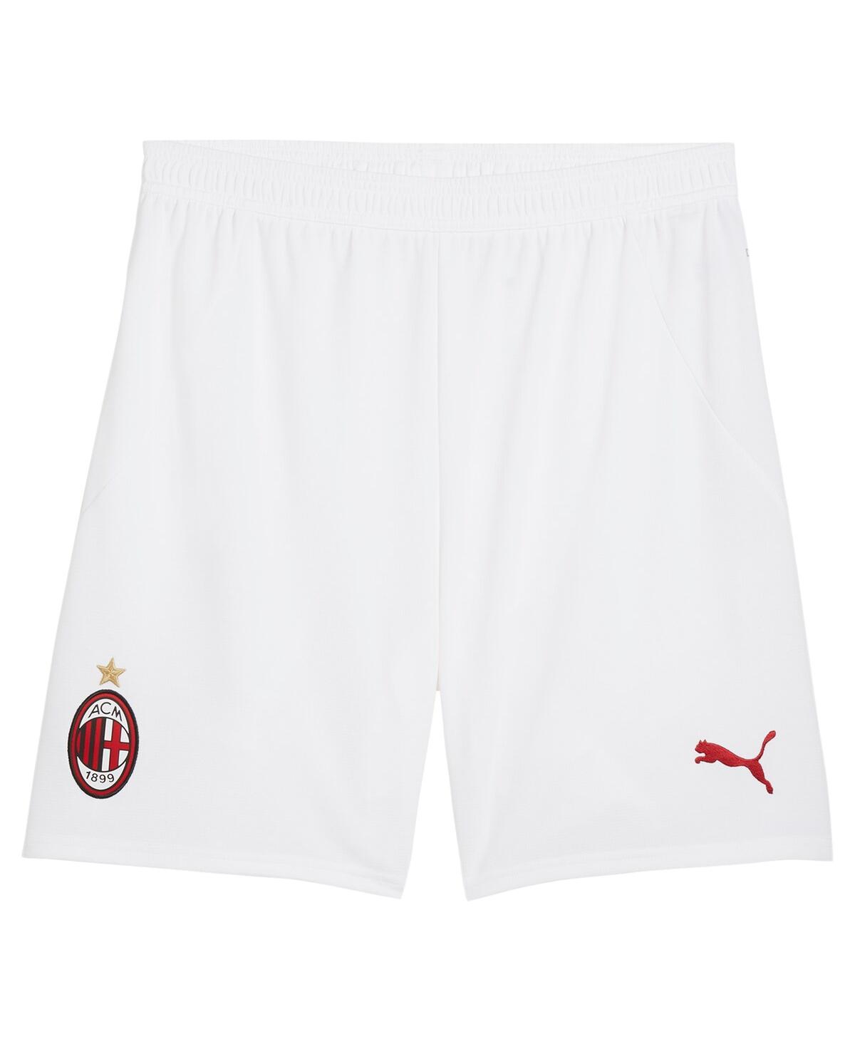 Puma Men's White Ac Milan 2024/25 Drycell Home Replica Shorts In White