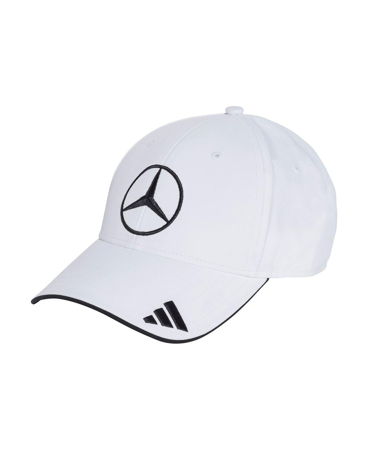 Shop Adidas Originals Women's White Mercedes-amg Petronas F1 Team Driver Wear Adjustable Hat