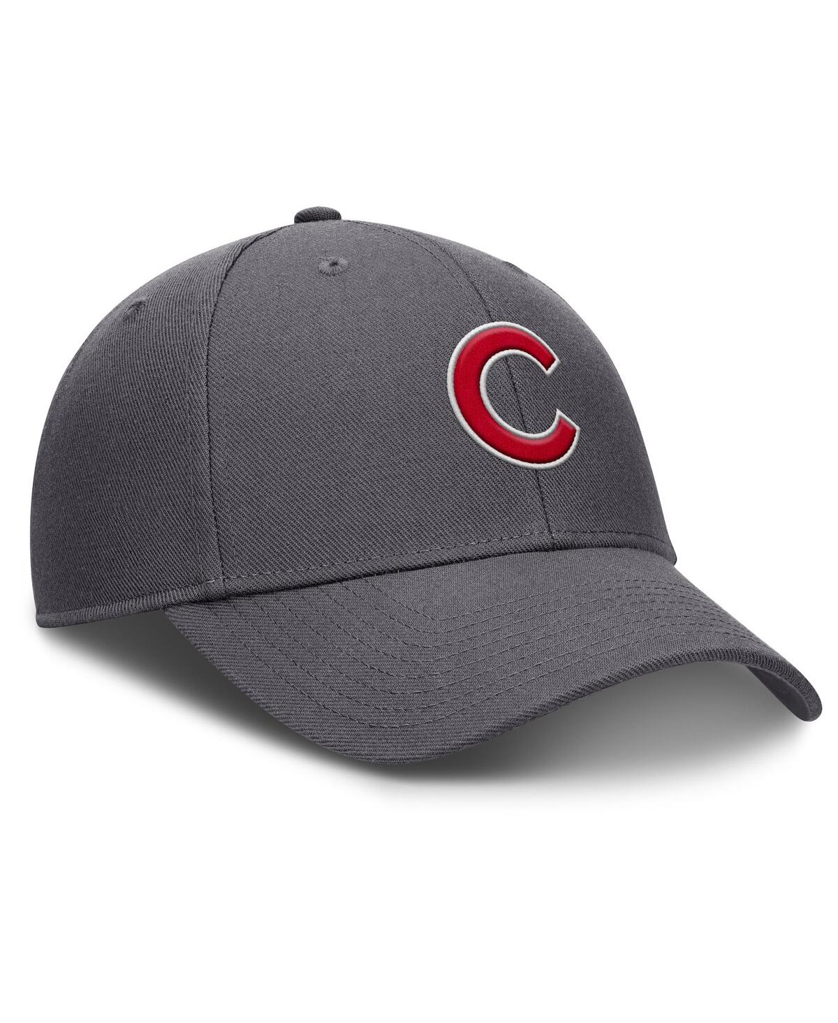 Nike Men's Gray Chicago Cubs Club Performance Adjustable Hat In Gray