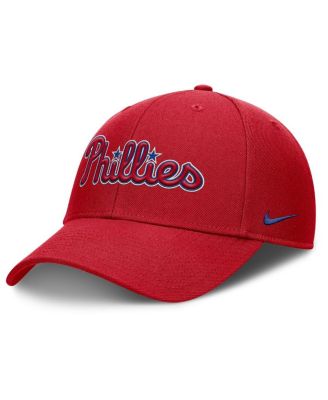 Men's Red Philadelphia Phillies Rise Gaberdine Adjustable Hat