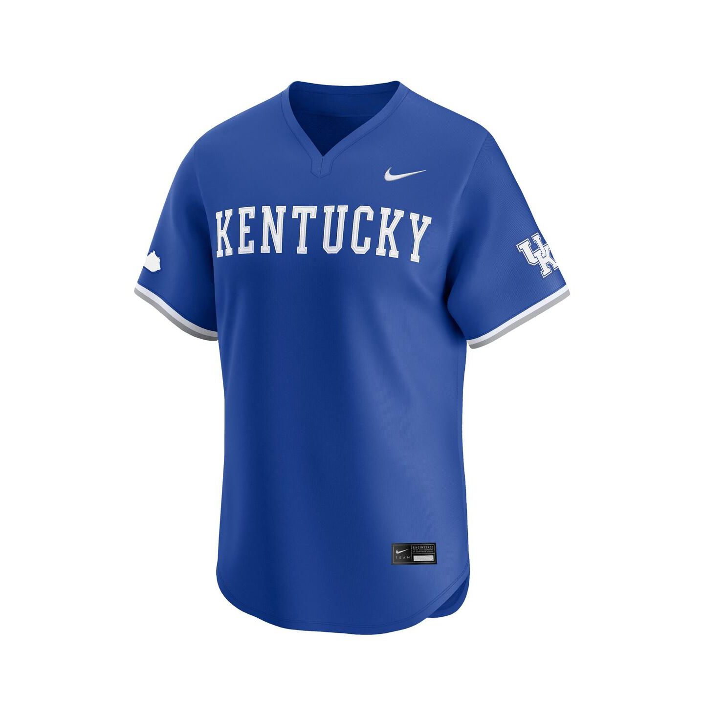 Мужской топ Nike Royal Kentucky Wildcats College Limited Baseball Jersey — фото 2