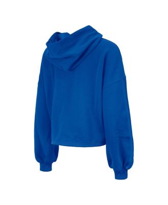 Women's Blue Sacramento Kings 2024/25 City Edition Cropped Pullover Hoodie