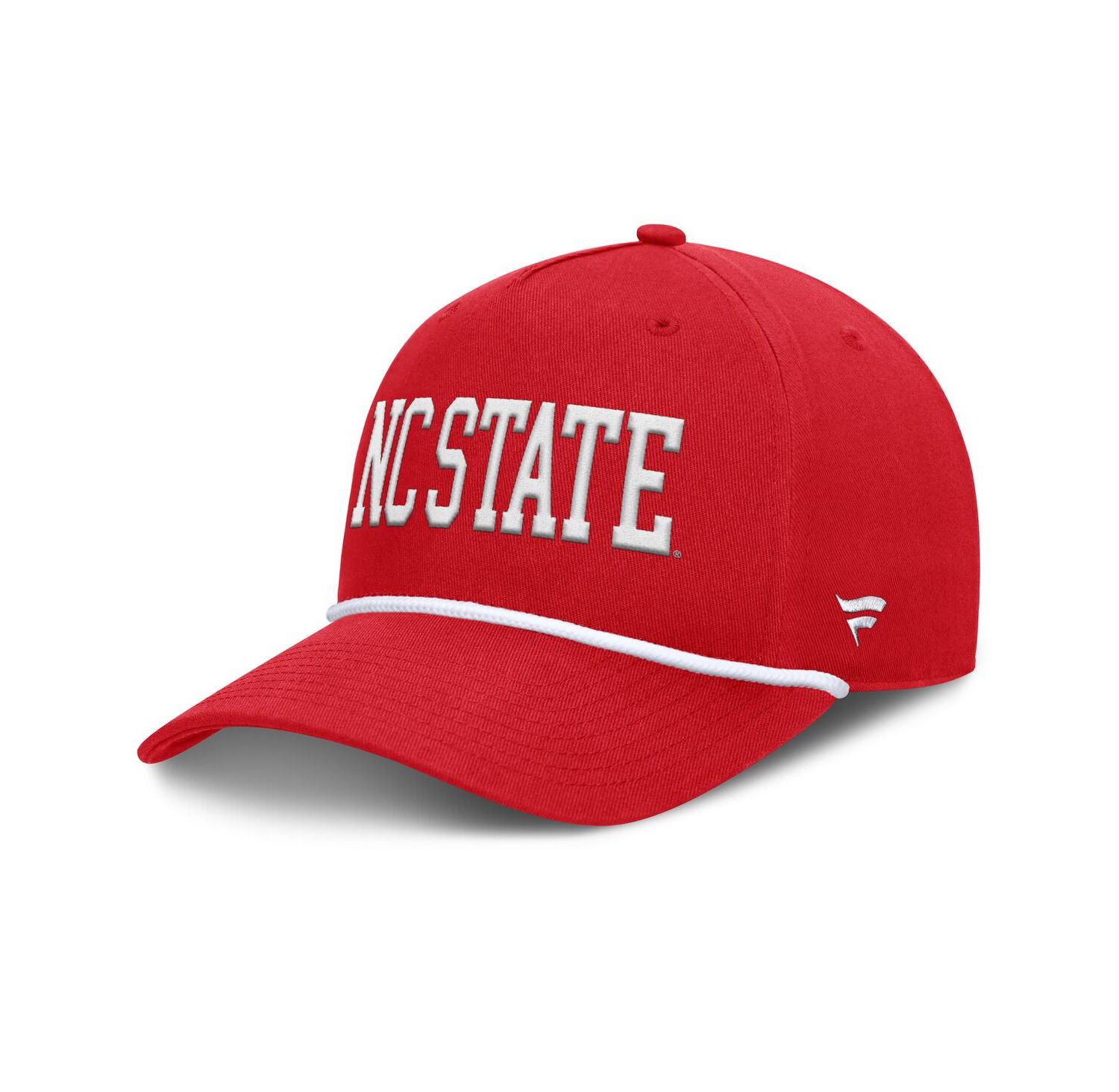 Men's Red NC State Wolfpack Foul Ball Rope Adjustable Hat