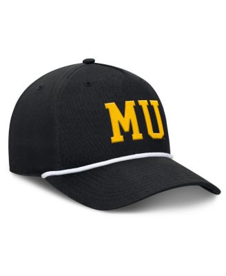 Men's Black Missouri Tigers Foul Ball Rope Adjustable Hat